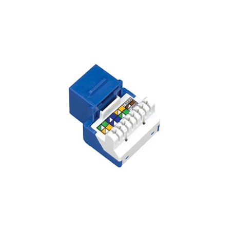 Allen Tel Cat 5e Jack Module, Blue AT55-20